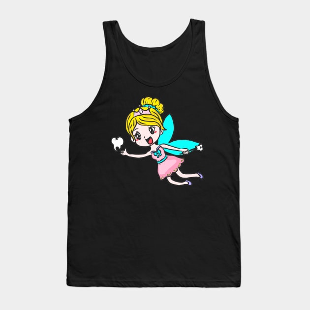 Mardi Gras Tooth Fairy Costume Original Gift Tank Top by KK-Royal